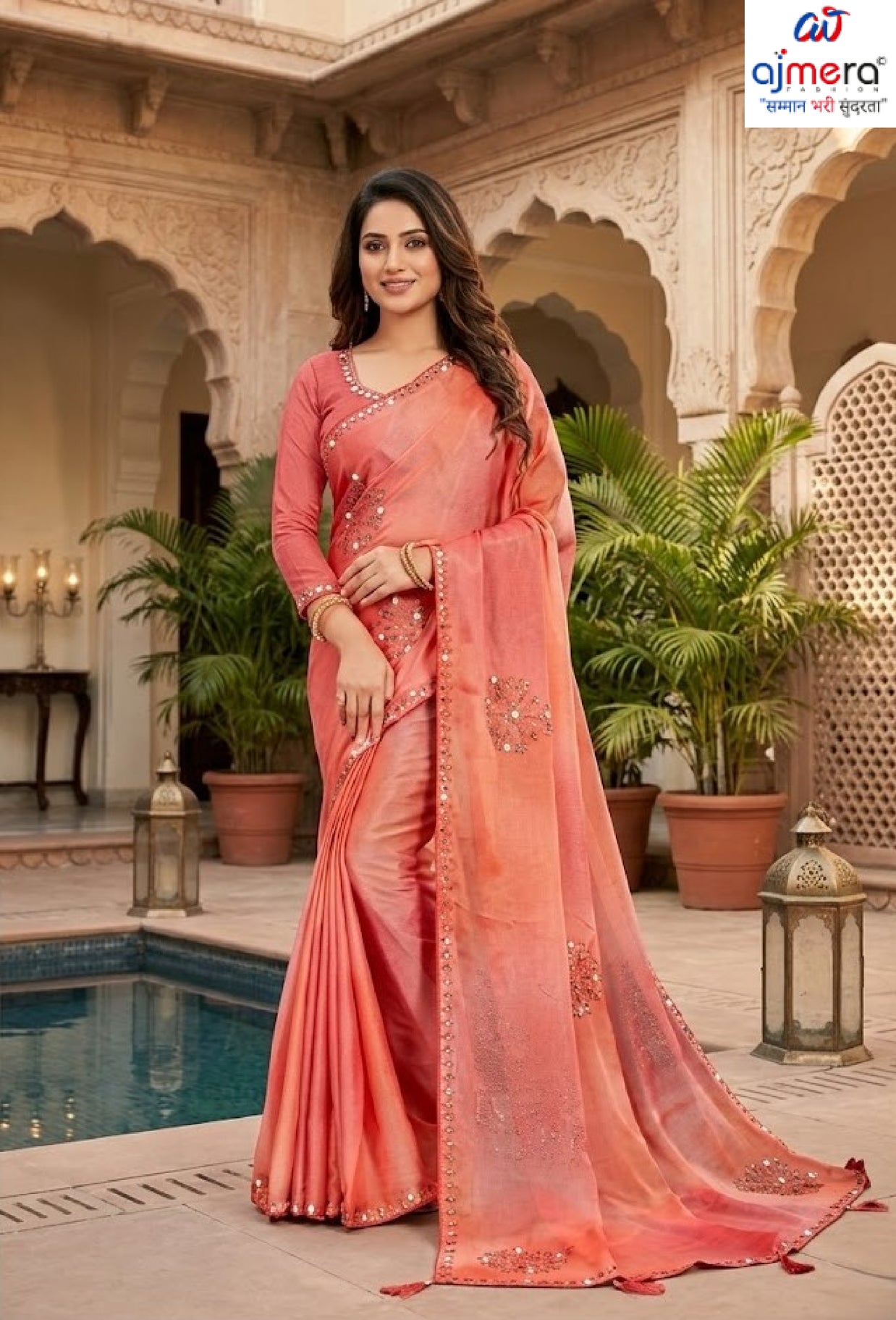 Graceful Printed Saree with Blouse Piece for Modern Ethnic Fashion | RDD-BHARGAVI