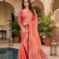 Graceful Printed Saree with Blouse Piece for Modern Ethnic Fashion | RDD-BHARGAVI