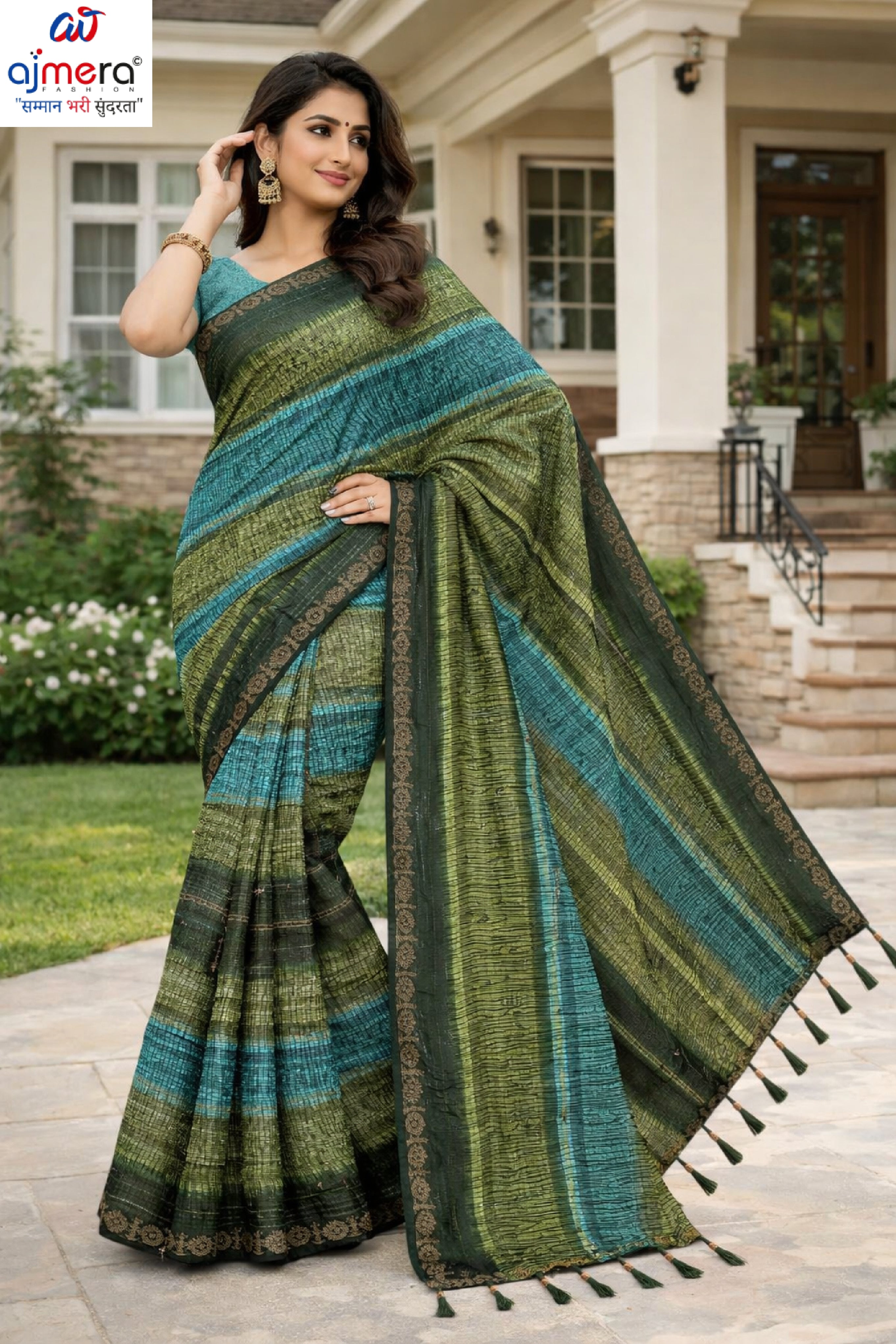 Matching Saree Wholesale with Blouse Piece for Premium Ethnic and Traditional Wear | RAL-BHASKAR