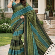 Matching Saree Wholesale with Blouse Piece for Premium Ethnic and Traditional Wear | RAL-BHASKAR