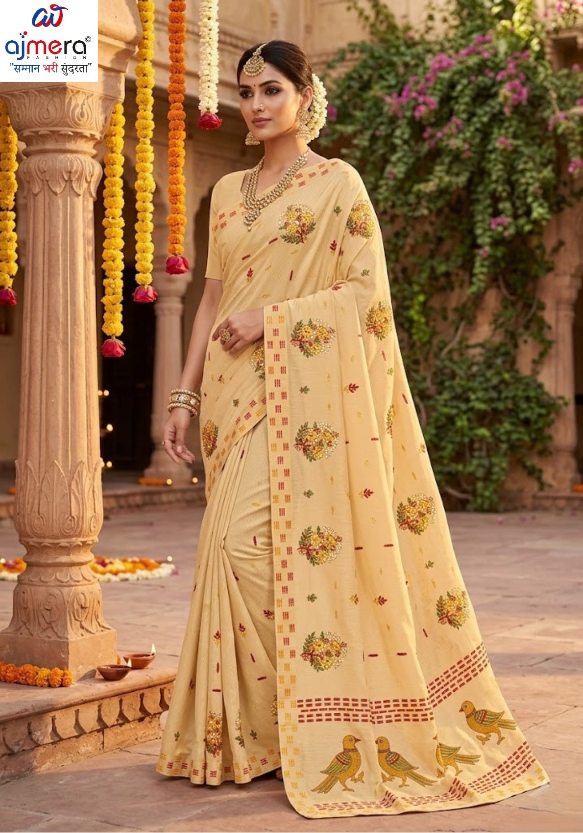 Designer Cotton Saree with Without Blouse for Premium Ethnic and Traditional Wear | PJA-GAJAL