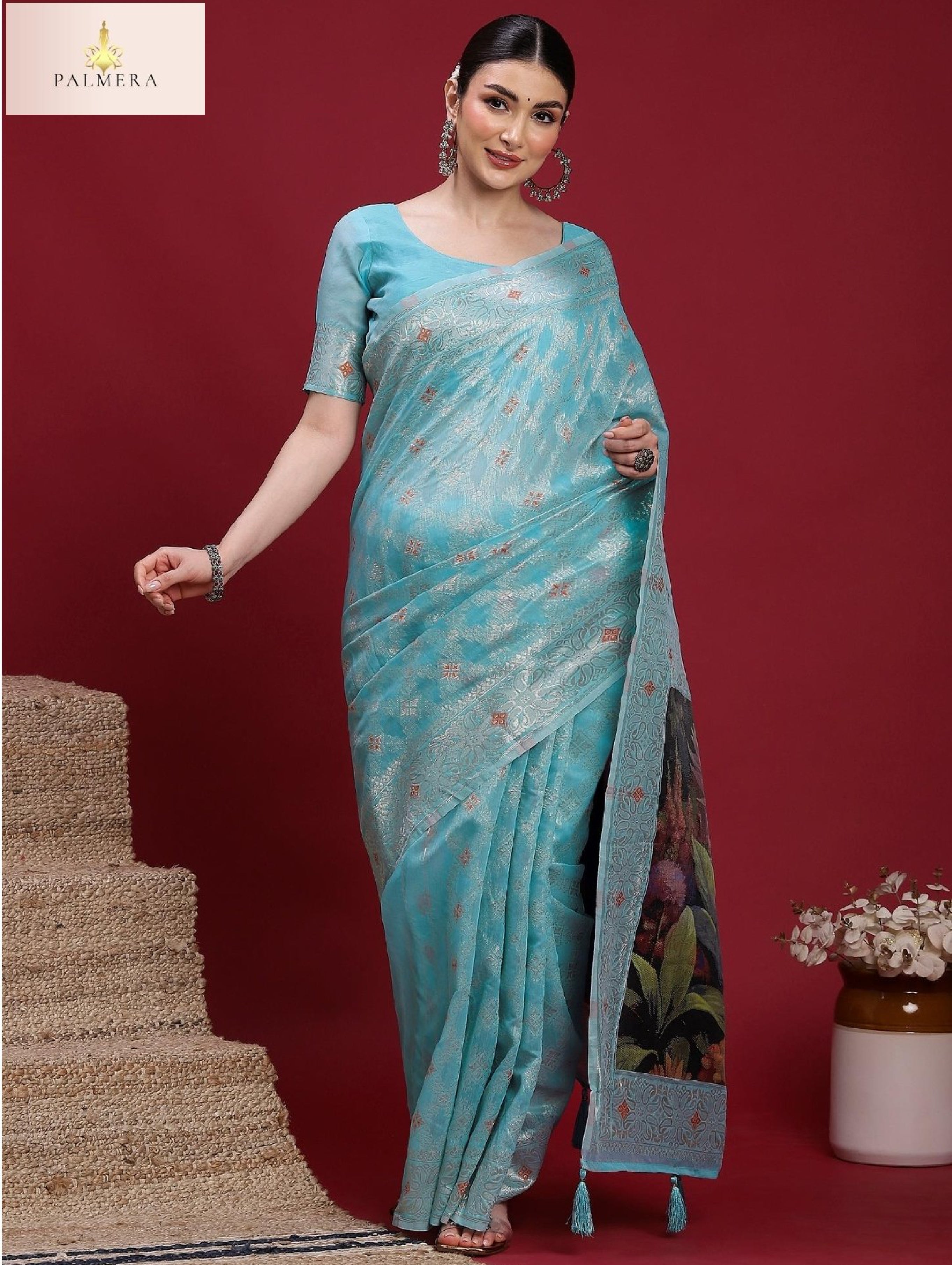 Palmera Saree Wholesaler and Palmera Saree Supplier | ALL-VANAYA-04
