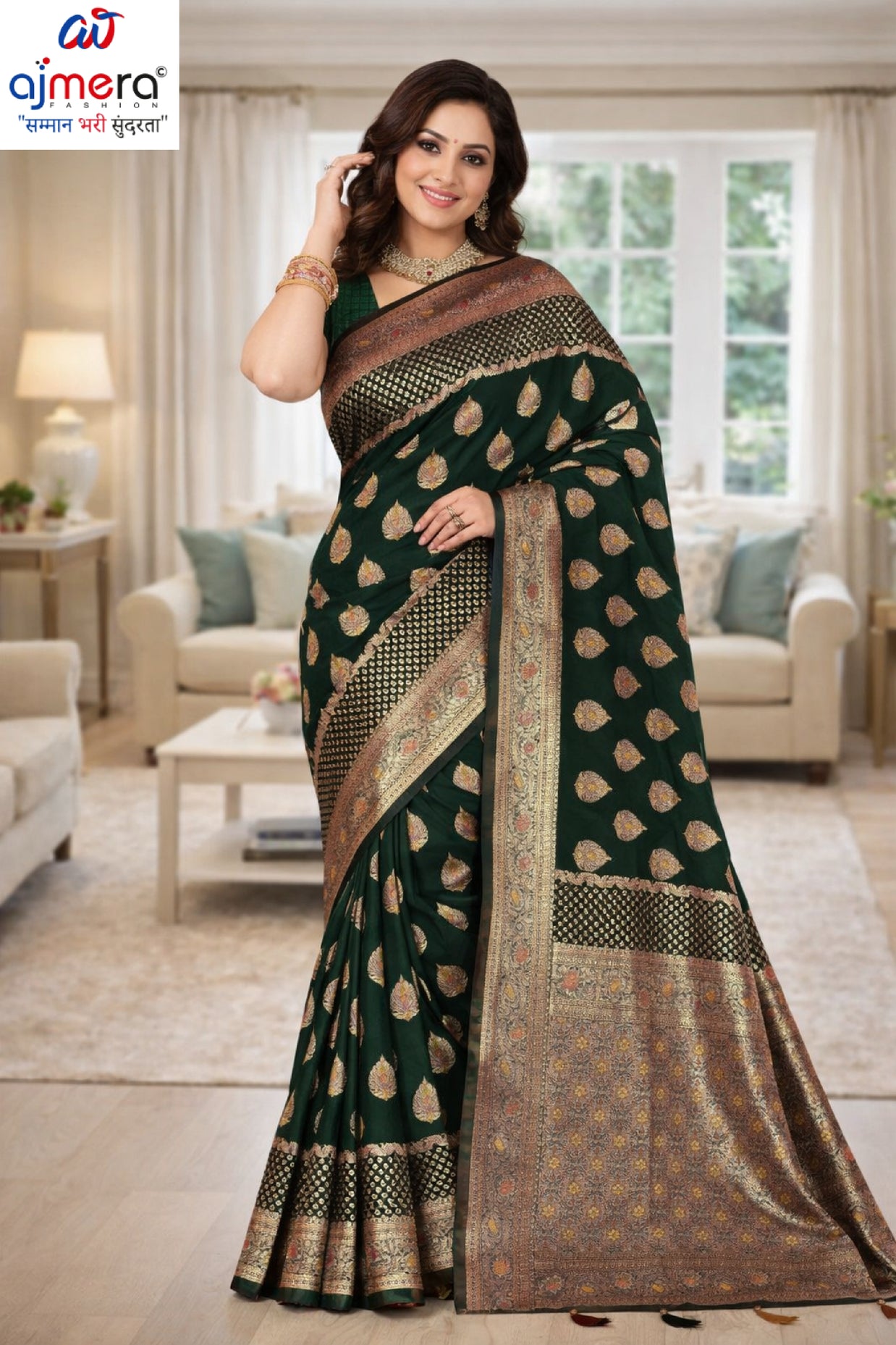 Classic Jacquard Silk Saree with Blouse Piece for Elegant Traditional Look | TUL-CLEAR SILK VOL-01