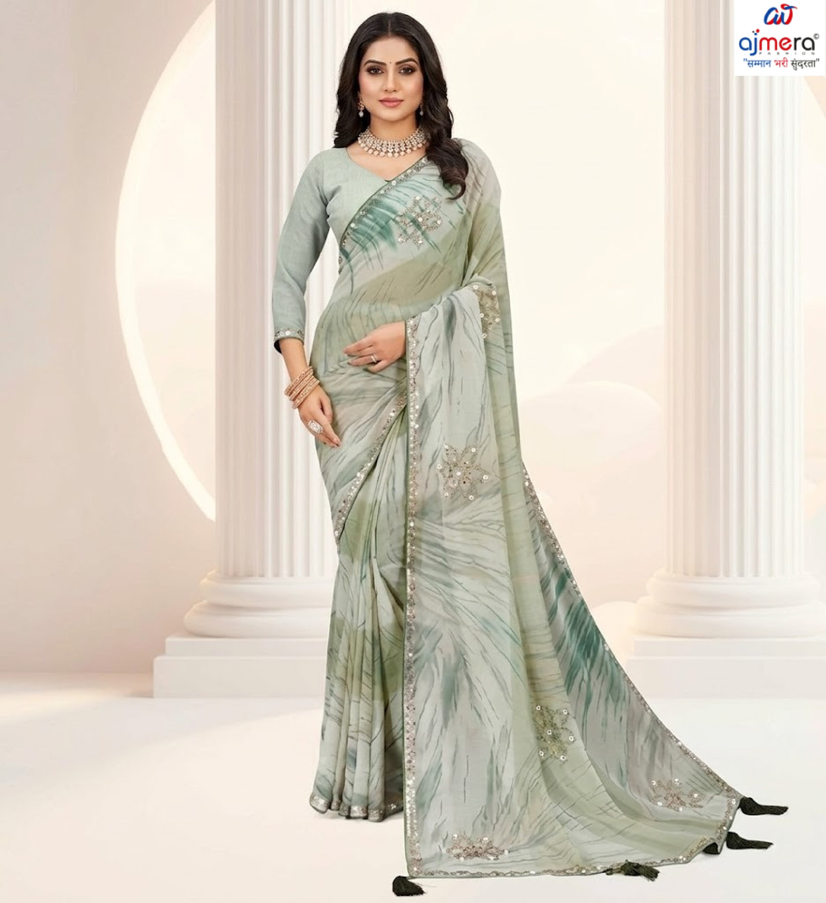 Trendy Printed Saree with Blouse Piece for Women’s Ethnic Wardrobe | RDD-ARPITA