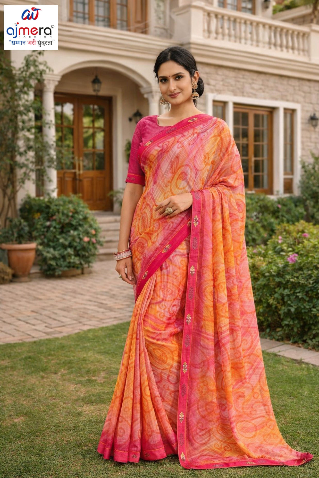 Graceful Printed Saree with Blouse Piece for Modern Ethnic Fashion  | RDD-FEMINA VOL-4