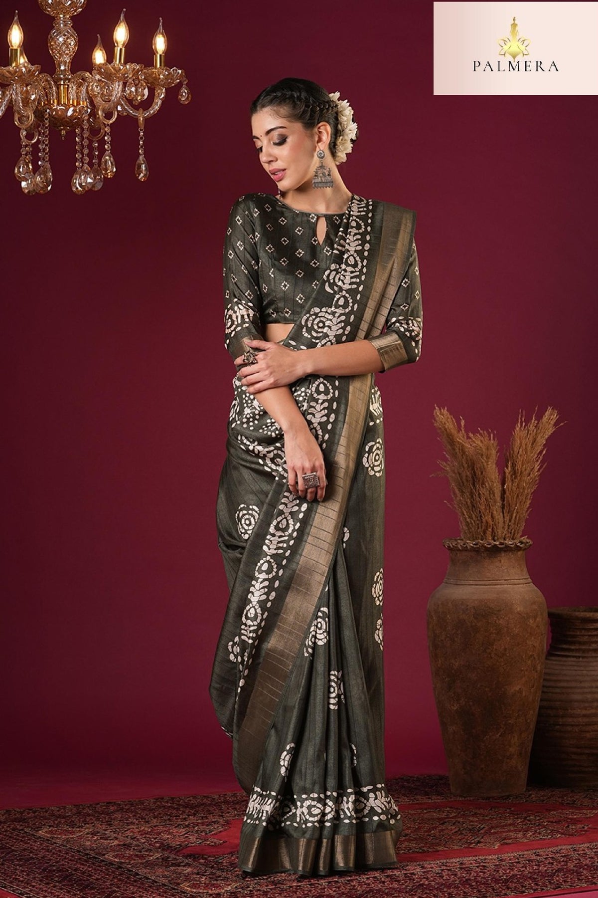 Holland Silk Handloom Silk Saree with Blouse for Premium Ethnic and Traditional Wear | ALL-HOLLAND SILK-100