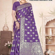 Classic Elegance Jacquard Silk Saree With Blouse Piece | TUL-MATWALI KAHANI SILK