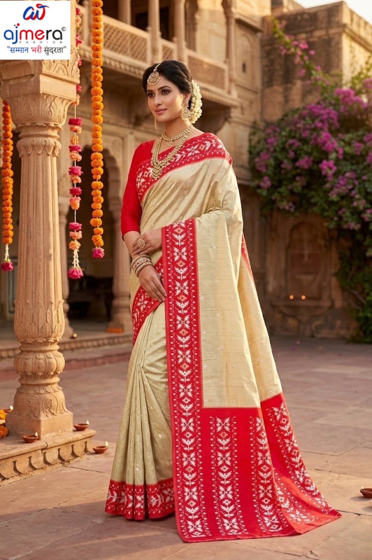 Classic Jacquard Silk Saree with Blouse Piece for Elegant Traditional Look | DOF-BEAGAUM BEAUTY-1