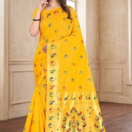 Exclusive Jacquard Silk Saree with Blouse Piece for Premium Cultural Wear | TUL-SAFARI COTTON VOL-02