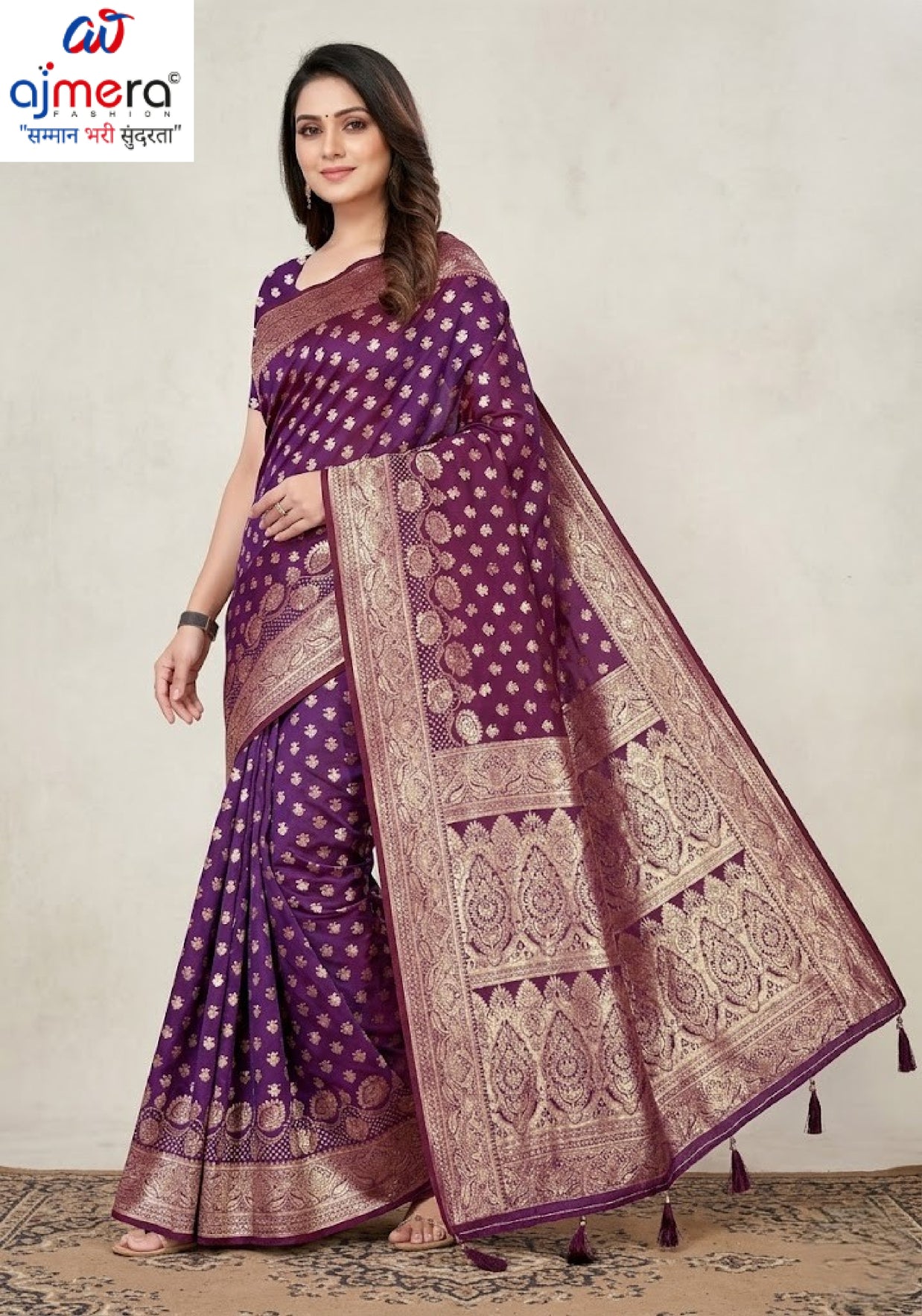 Rich Jacquard Silk Saree with Blouse Piece for Sophisticated Ethnic Style | TUL-VEERA SILK VOL-02