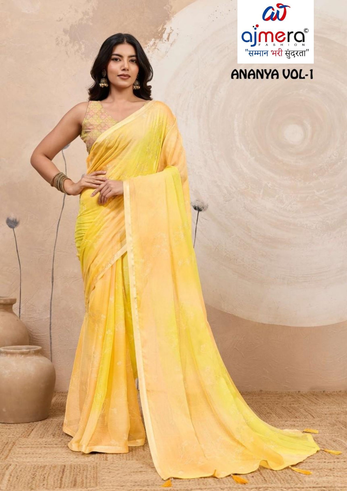 Chic Printed Saree with Blouse Piece for Sophisticated Ethnic Style  | RMF-ANANYA VOL-1