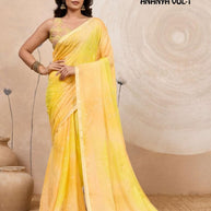 Chic Printed Saree with Blouse Piece for Sophisticated Ethnic Style  | RMF-ANANYA VOL-1