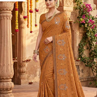 Printed Cotton Saree with Without Blouse for Premium Ethnic and Traditional Wear | PJA-BINDAAS