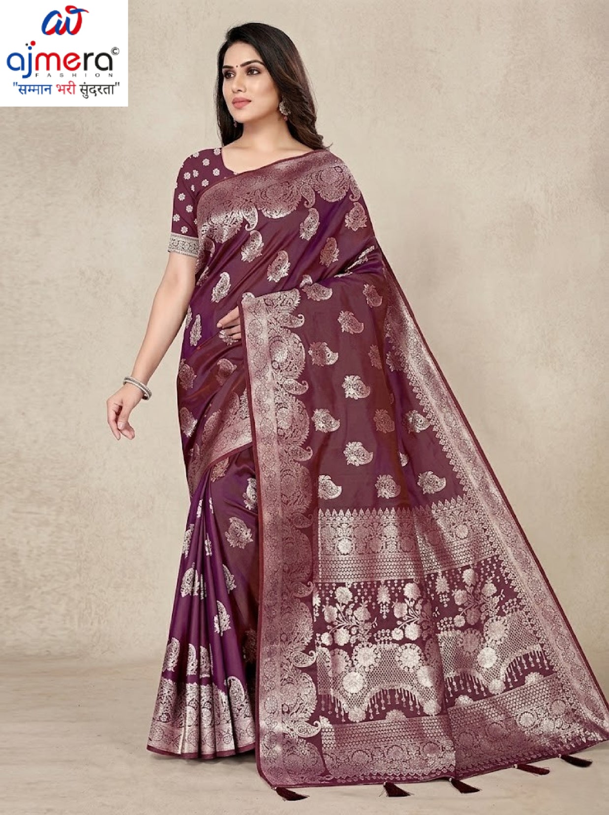 Stylish Jacquard Silk Saree with Blouse Piece for Festive Collection | TUL-MALBARI SILK VOL-59