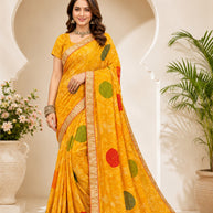 Trendy Printed Saree with Blouse Piece for Women’s Ethnic Wardrobe | RDD-NIKITA