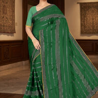 Fancy Dyed Matching Saree with Blouse Piece for Premium Ethnic and Traditional Wear | RAL-JUGNU
