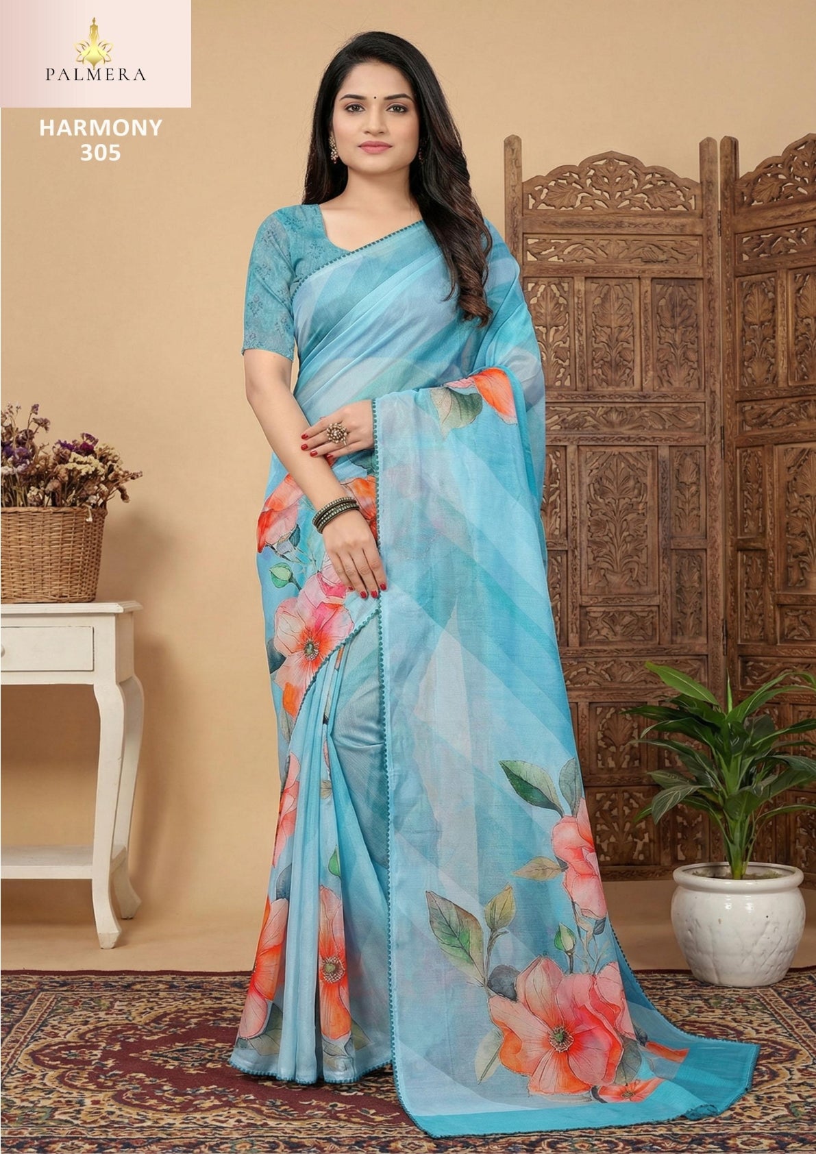 Harmony Organza Saree with Blouse for Premium Ethnic and Designer Wear | ALL-HARMONY VOL-03