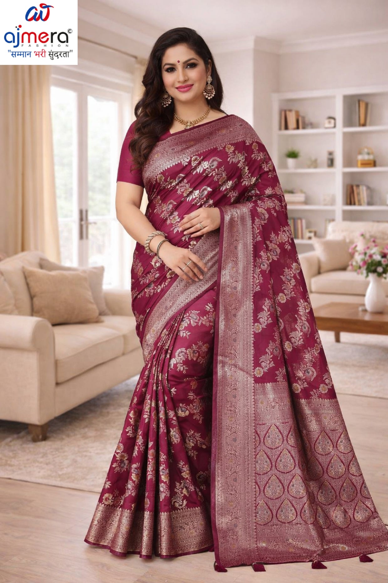 Rich Jacquard Silk Saree with Blouse Piece for Sophisticated Ethnic Style | TUL-CLEAR SILK VOL-04