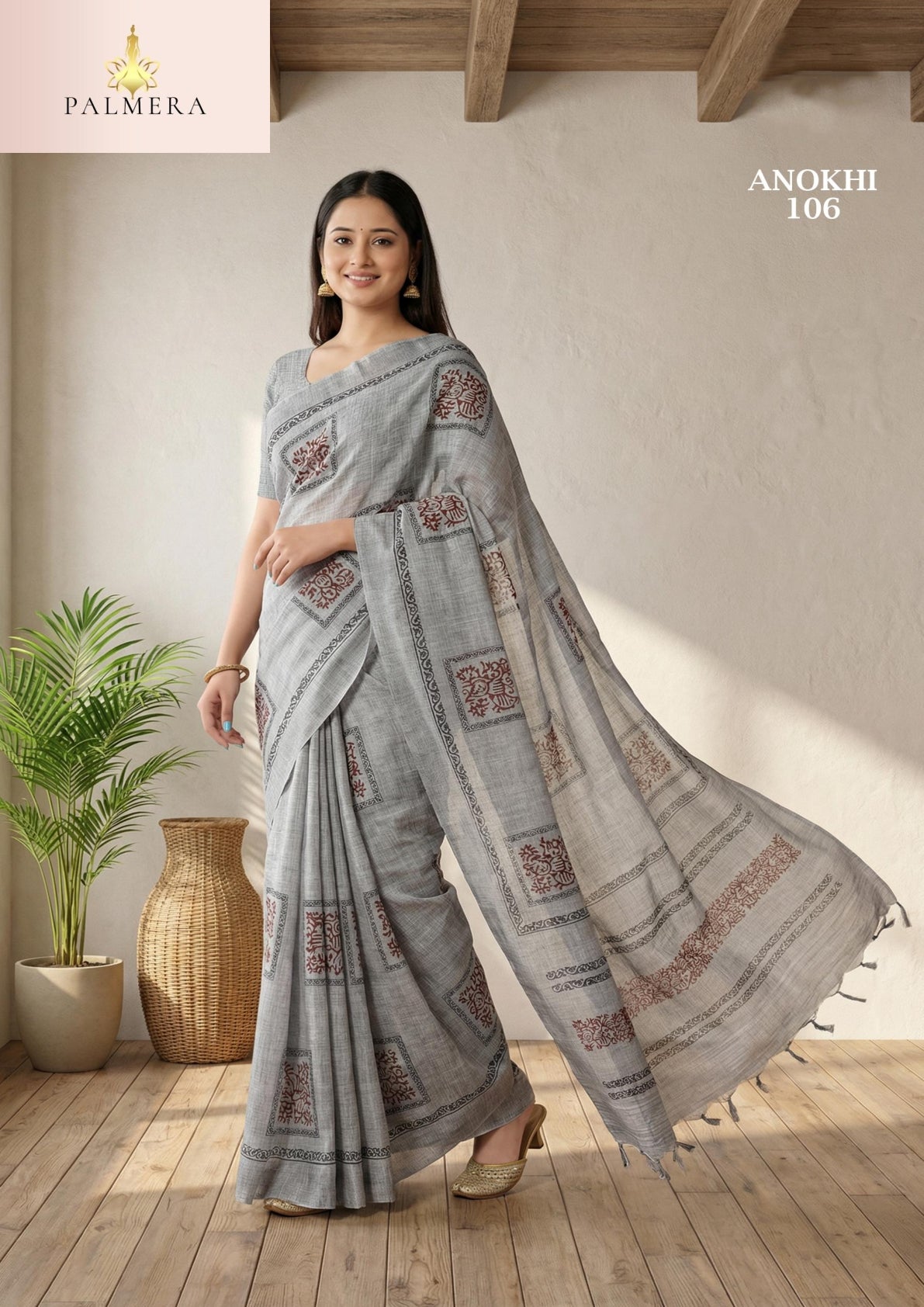 Anokhi Cotton Silk Saree with Blouse for Premium Ethnic Fashion | ALL-ANOKHI VOL-01