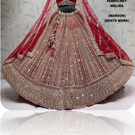 Net Beast Work Lehenga Choli Manufacturer Supplier Exporter|ADD-MOLIRA