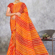 Chic Printed Saree with Blouse Piece for Sophisticated Ethnic Style | SNR-JUMP