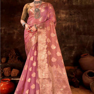 Rich Jacquard Silk Saree with Blouse Piece for Sophisticated Ethnic Style | SOJ-SANSKARI DULHAN