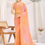Graceful Printed Saree with Blouse Piece for Modern Ethnic Fashion | RMF-AVANI VOL-5