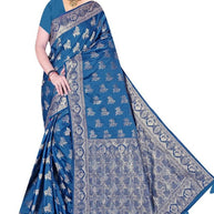 Elegant Jacquard Silk Saree with Designer Blouse Piece for Festive Elegance | DBU-MANGAL BELLA VOL-02