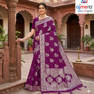 Fashionable Jacquard Silk Saree with Blouse Piece for Special Events | DBU-BANARASI SILK VOL-39