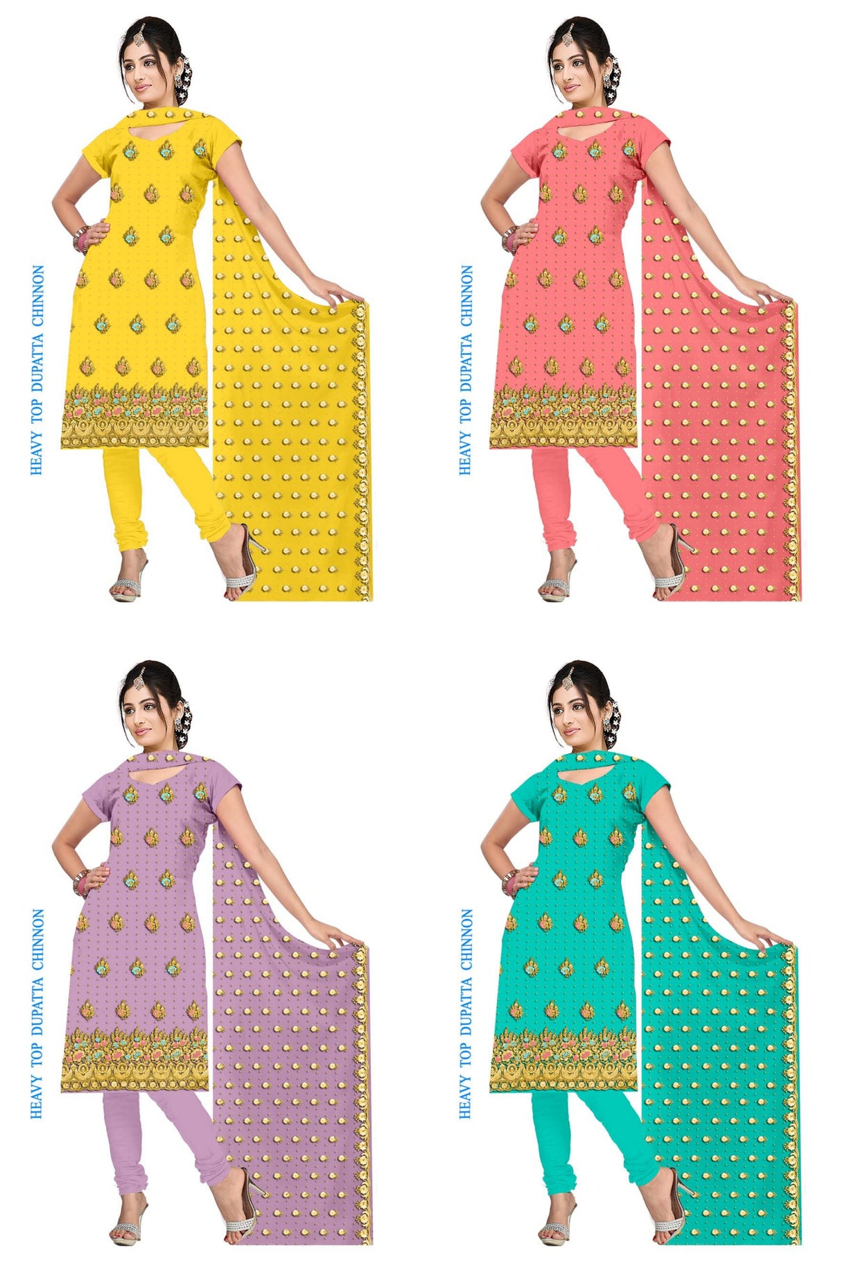 Bulk Unstitched Suit Collection for Garment Dealers | RID-SHUBHMAN