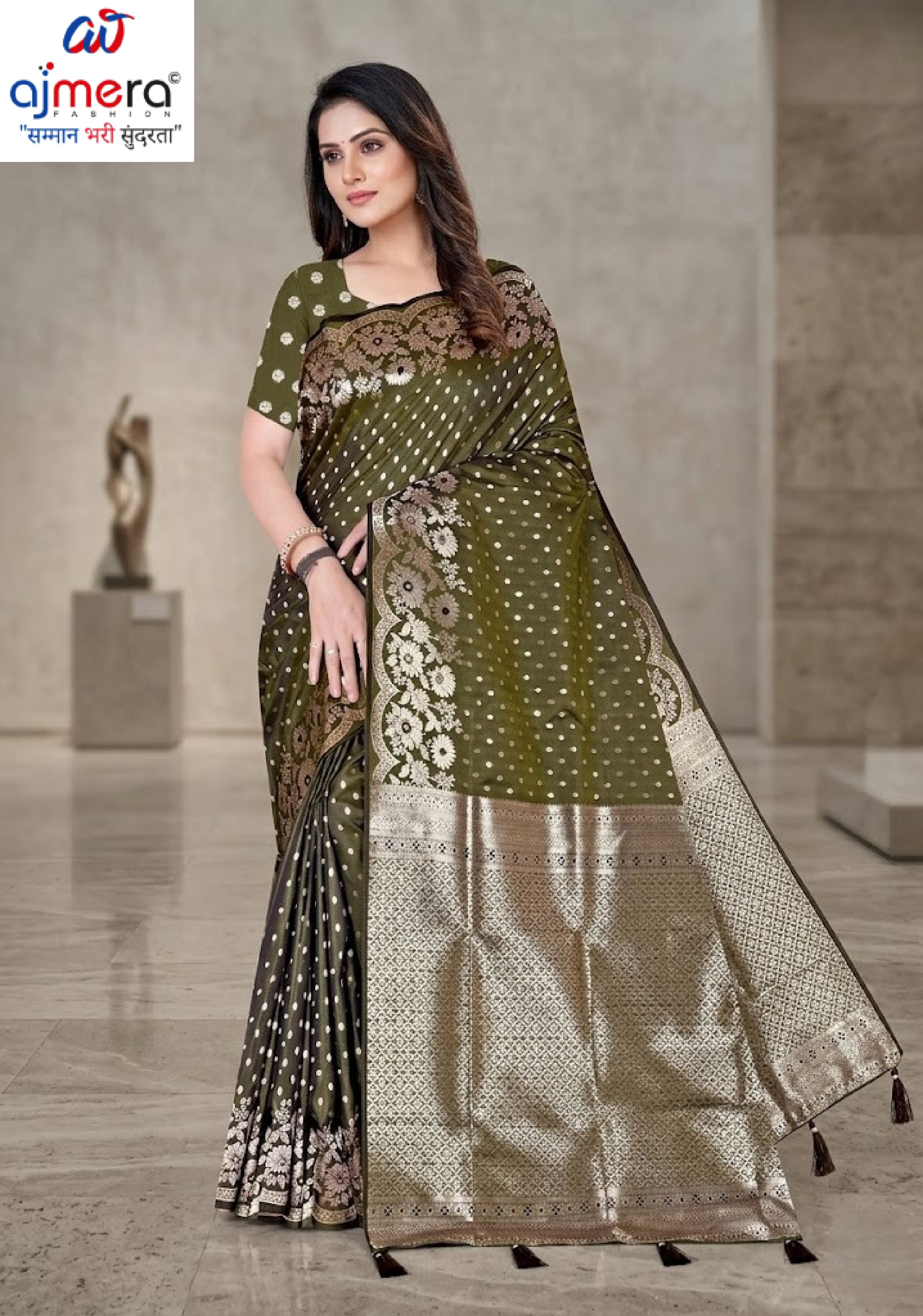 Classic Jacquard Silk Saree with Blouse Piece for Elegant Traditional Look | TUL-MALBARI SILK VOL-63