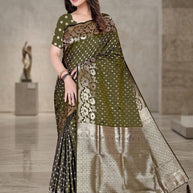 Classic Jacquard Silk Saree with Blouse Piece for Elegant Traditional Look | TUL-MALBARI SILK VOL-63