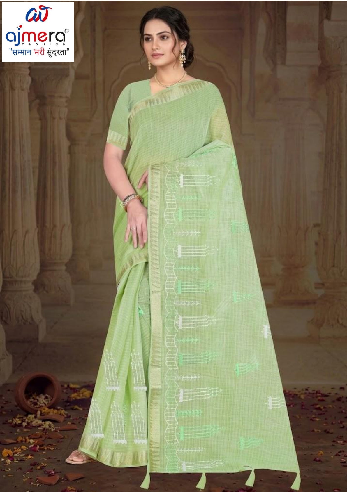 Elegant Jacquard Silk Saree with Designer Blouse Piece for Festive Elegance | MTE-25350