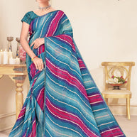 Graceful Printed Saree with Blouse Piece for Modern Ethnic Fashion | SNR-LALITA