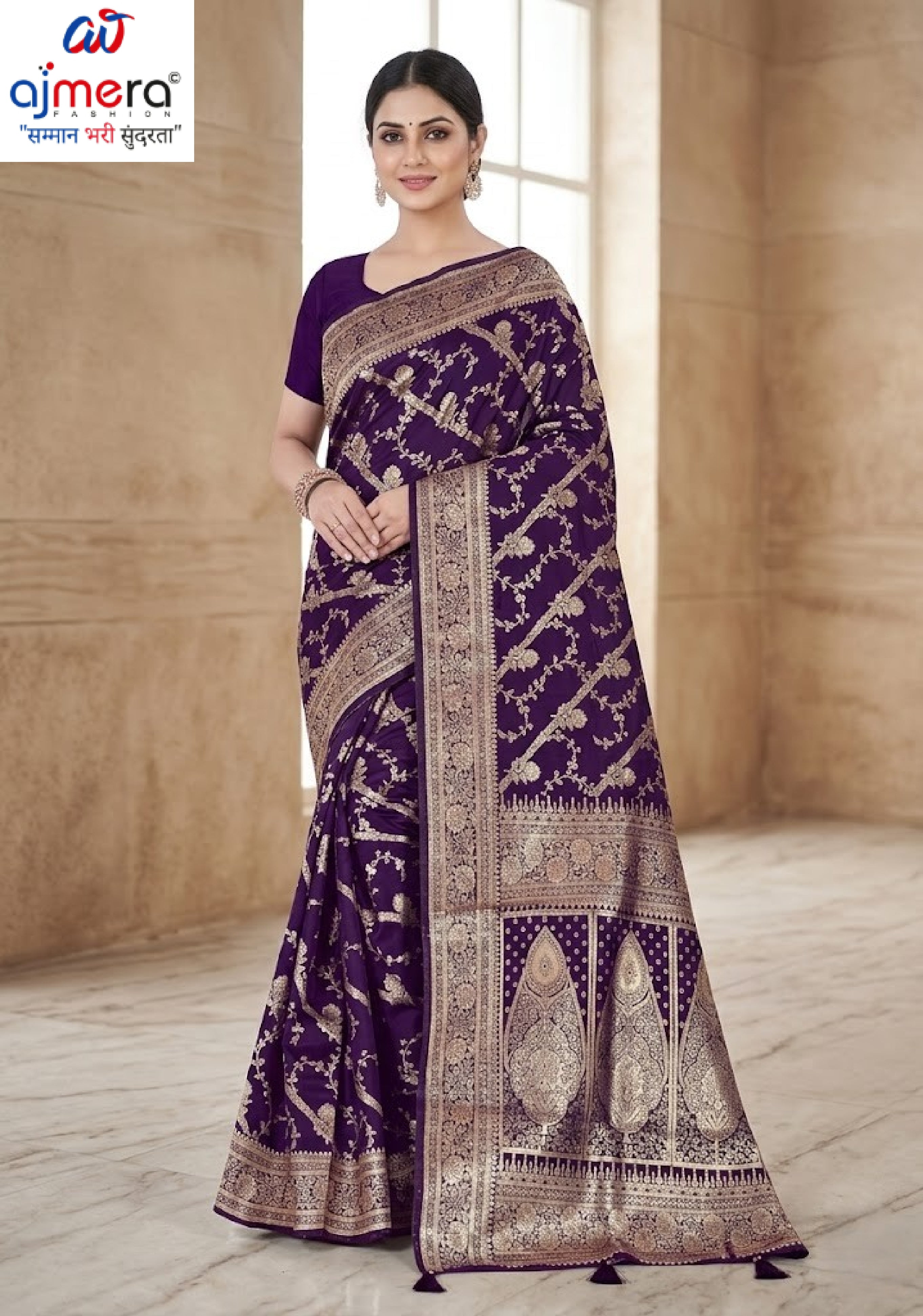 Exclusive Jacquard Silk Saree with Blouse Piece for Premium Cultural Wear | TUL-HANSJODA SILK VOL-46