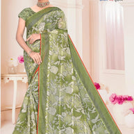 Designer Printed Saree with Blouse Piece for Special Occasions  | SNR-PATRIKA