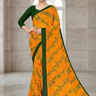 Exclusive Printed Saree with Blouse Piece for Elegant Ethnic Look | CAS-SHUBH LAGAN