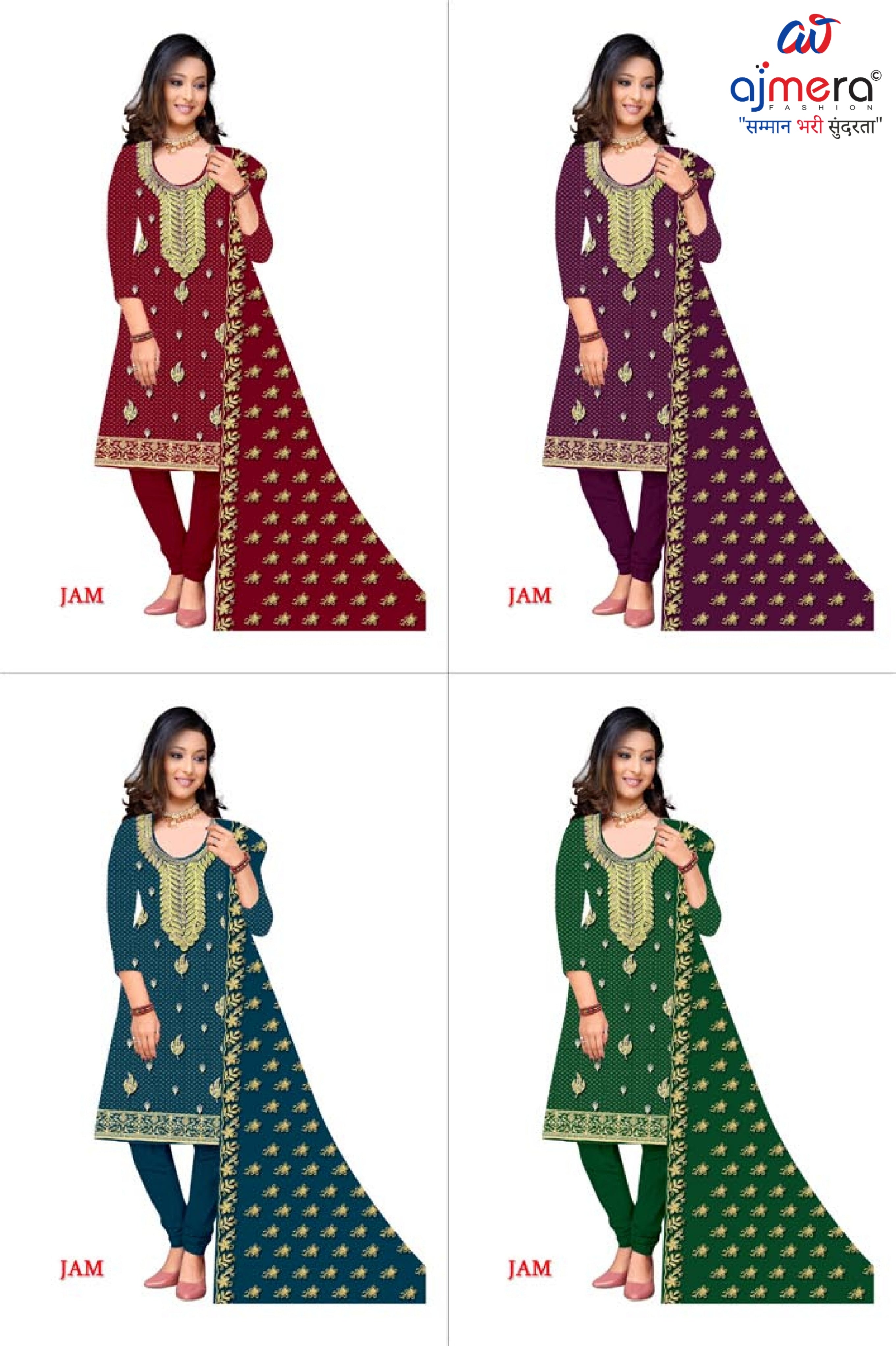 Classic Jaam Designer Unstitched Suit Set | RPY-RIVER SPACE-6