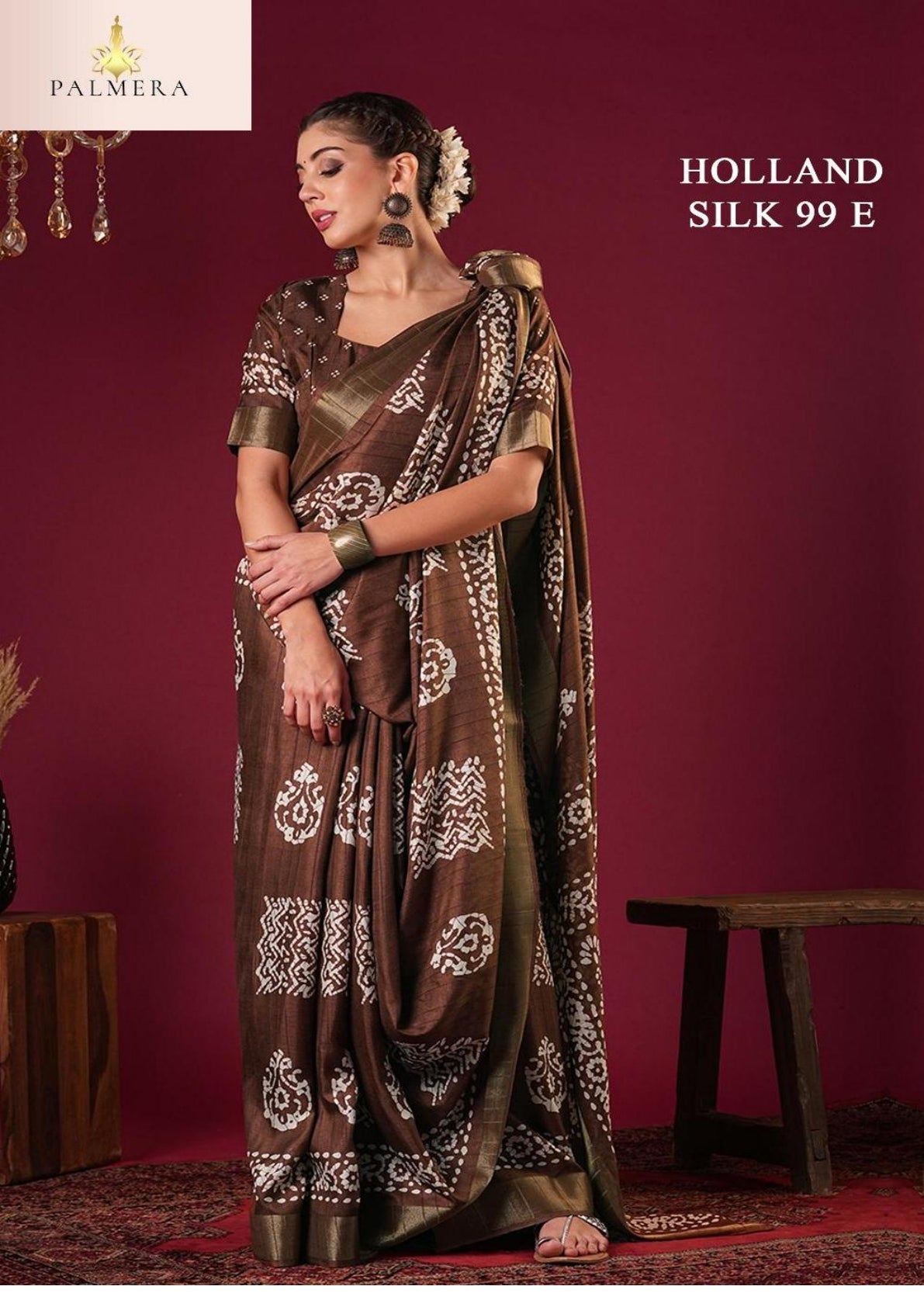 Holland Silk Kota Silk Saree with Blouse for Premium Ethnic and Traditional Wear | ALL-HOLLAND SILK-99