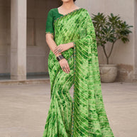 Elegant Printed Saree with Designer Blouse Piece for Festive Wear  | JS-NIKITA-2
