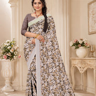 Beautiful Printed Saree with Blouse Piece for Cultural Celebrations  | GLC-ASHIRWAD