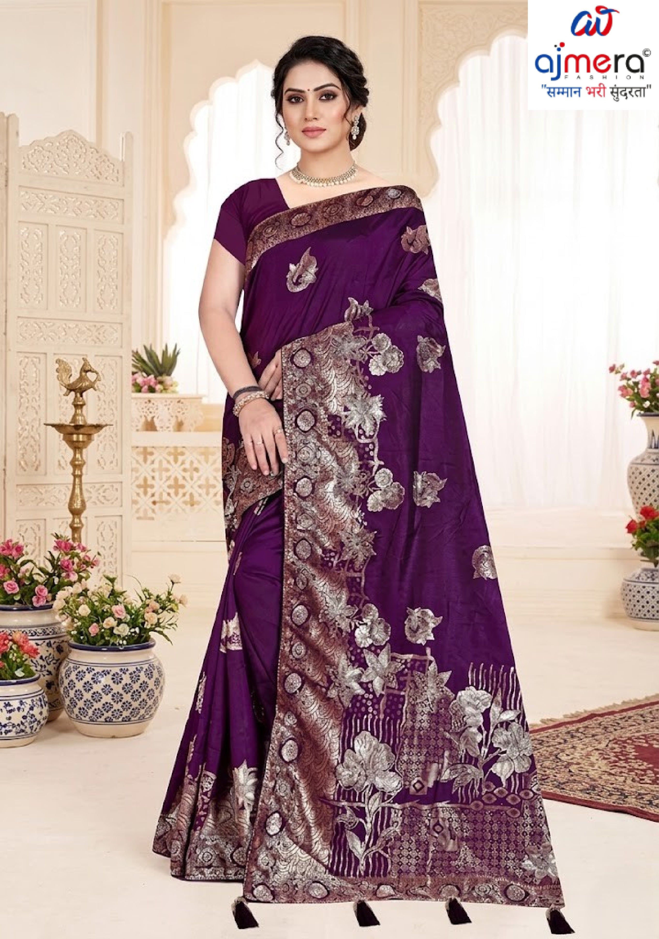 Premium Jacquard Silk Saree With Blouse Piece | TUL-HUMJOLI SILK VOL-19