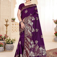 Premium Jacquard Silk Saree With Blouse Piece | TUL-HUMJOLI SILK VOL-19