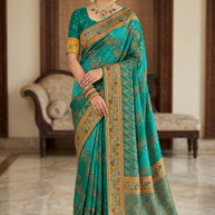 Royal Weave Jacquard Silk Saree With Blouse Piece | WSO-ELITE