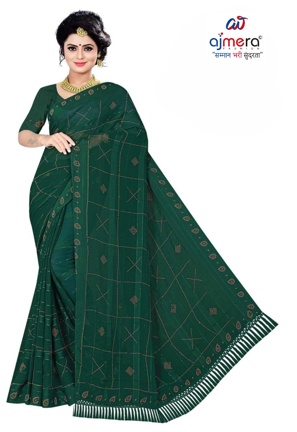 Matching Saree Supplier with Blouse Piece for Premium Ethnic and Traditional Wear | TIK-DEV BHOOMI