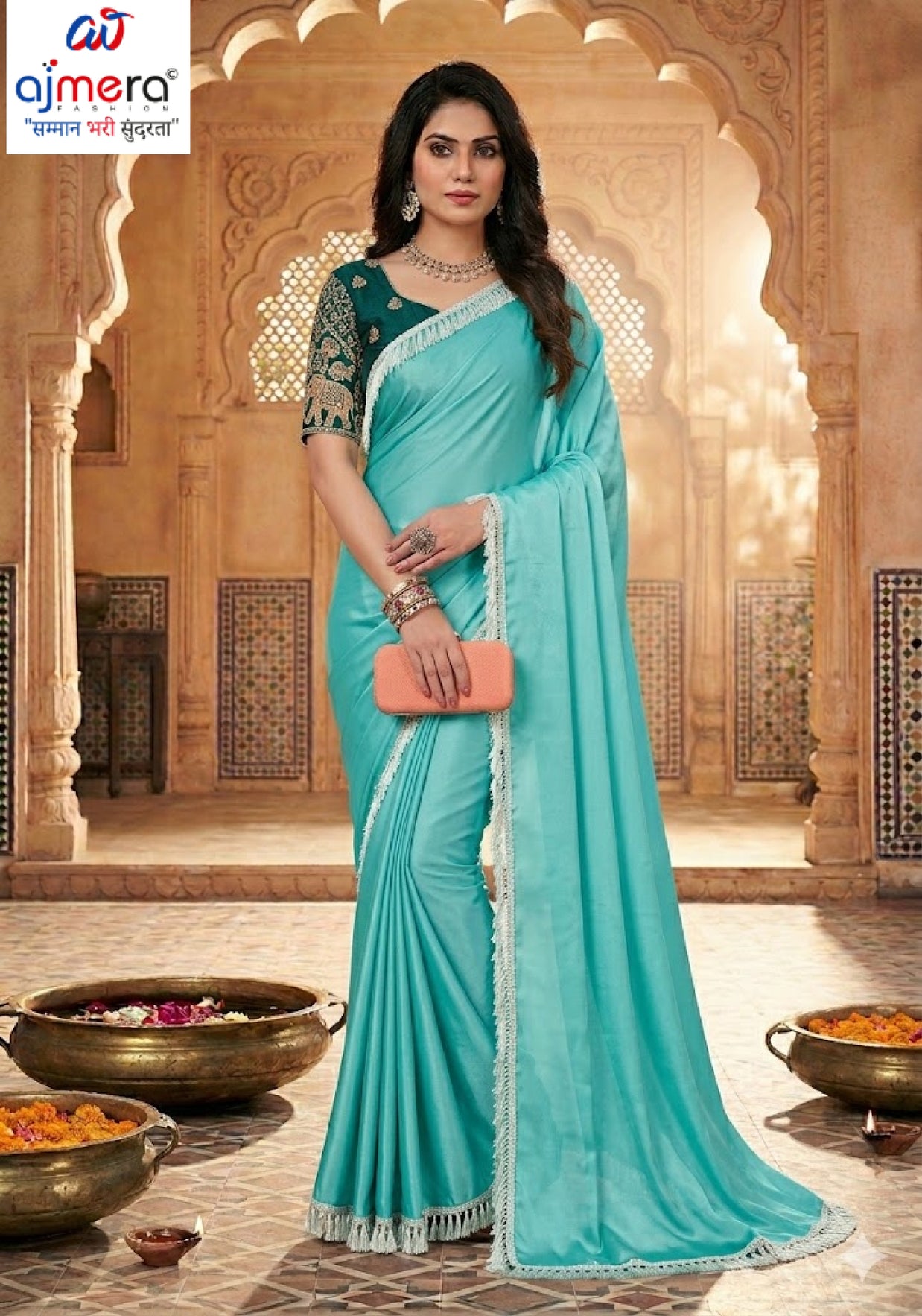 Jacquard Dyed Matching Saree Collection with Blouse Piece for Premium Ethnic and Traditional Wear | RLL-RIDHIMA SILK-3