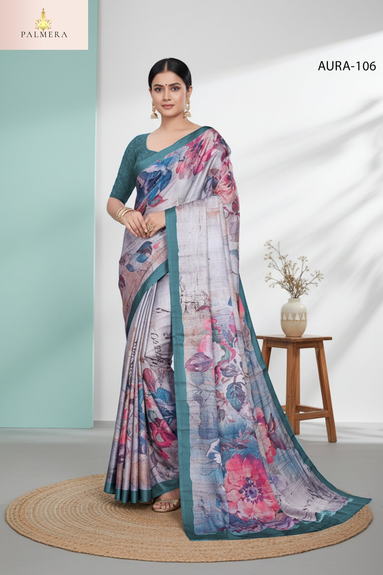 Aura Modal Saree with Blouse for Premium Ethnic and Designer Wear | ALL-AURA VOL-1