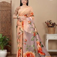 Harmony Organza Saree with Blouse for Premium Ethnic and Designer Wear | ALL-HARMONY VOL-03