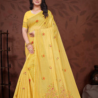 Pure Cotton Saree with Blouse Piece for Premium Ethnic and Traditional Wear | PUT-BHAKTI