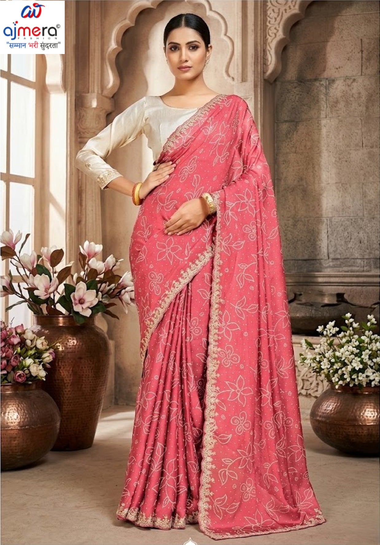 Elegant Printed Saree with Designer Blouse Piece for Festive Wear | RDD-SIGNATURE